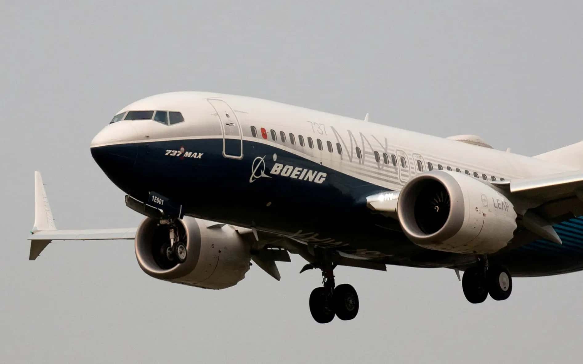 Avião 737 MAX da Boeing.