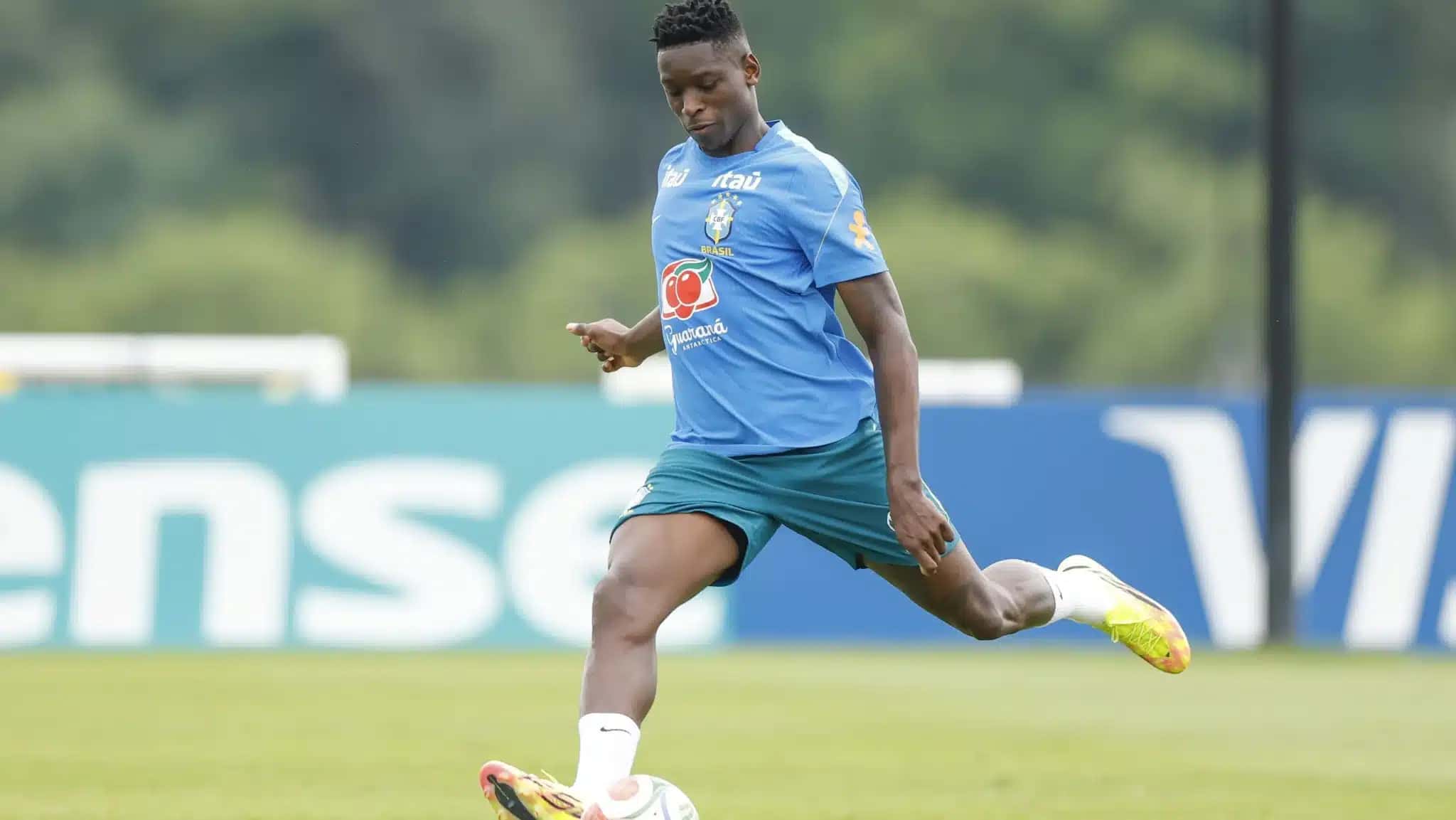 Luiz Henrique durante treino da Seleção Brasileira em Nova Jersey