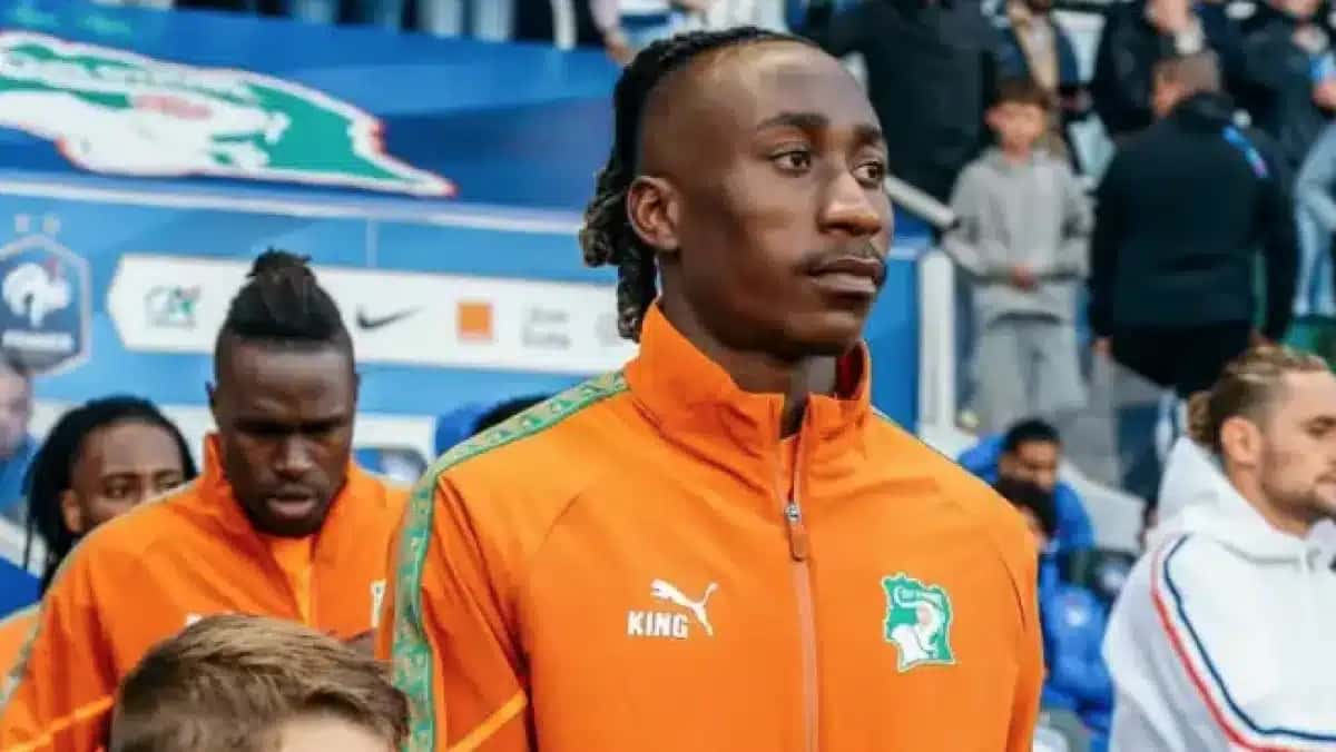 Yan Diomandé, principal jogador da Costa do Marfim
