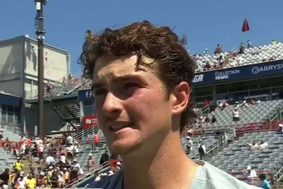 João Fonseca em ação no Masters 1000 de Montreal