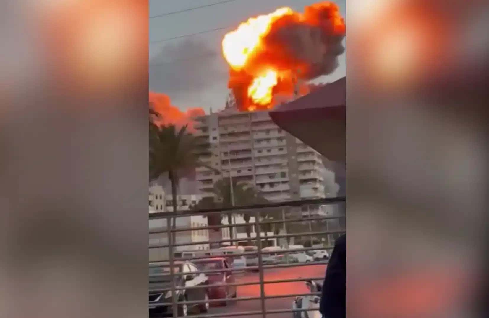 Prédio no Líbano é atingido por ataque de Israel