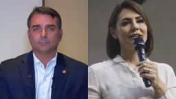 Pesquisa Quaest aponta que 59% dos eleitores veem reconciliação entre Flávio e Michelle Bolsonaro